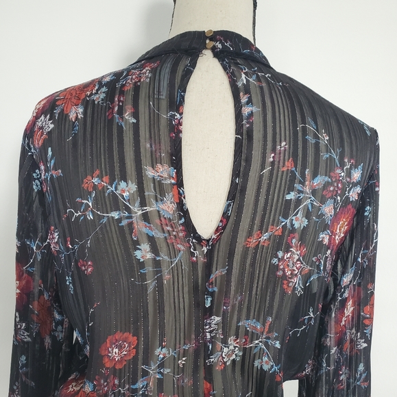 Dark floral dress - Picture 4 of 6